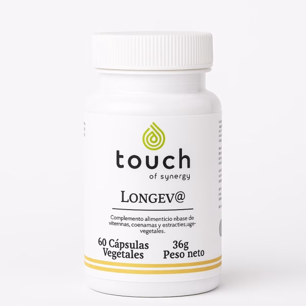 Suplemento Longev@ Vitaminas y extractos vegetales para vitalidad, protección celular y bienestar integral